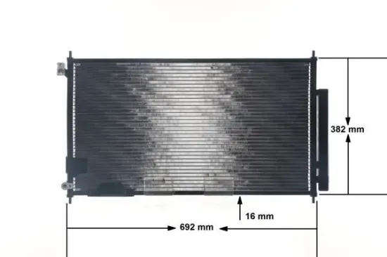 Kondensator, Klimaanlage MAHLE AC 826 000S Bild Kondensator, Klimaanlage MAHLE AC 826 000S