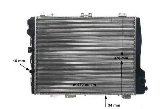 Kühler, Motorkühlung MAHLE CR 254 000S Bild Kühler, Motorkühlung MAHLE CR 254 000S