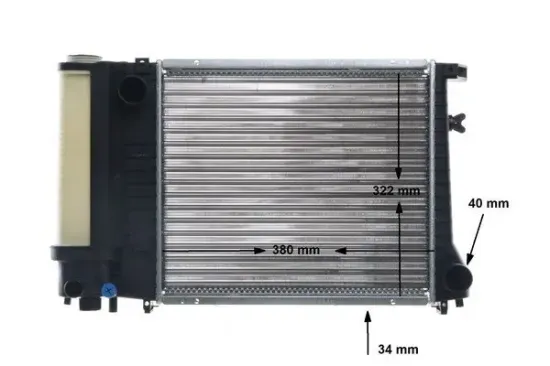 Kühler, Motorkühlung MAHLE CR 483 000S Bild Kühler, Motorkühlung MAHLE CR 483 000S