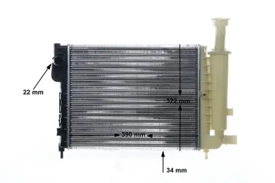Kühler, Motorkühlung MAHLE CR 491 000S Bild Kühler, Motorkühlung MAHLE CR 491 000S