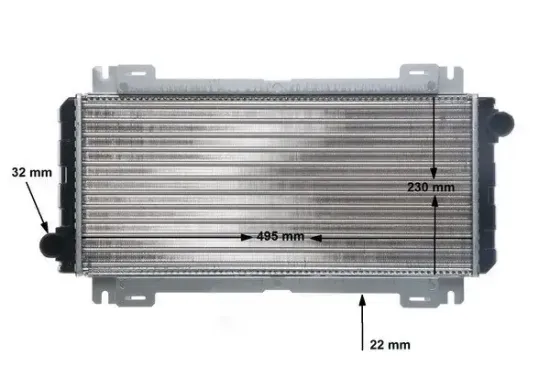 Kühler, Motorkühlung MAHLE CR 619 000S Bild Kühler, Motorkühlung MAHLE CR 619 000S