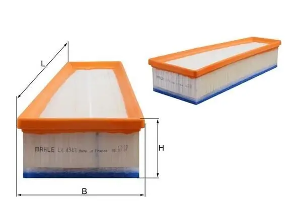 Luftfilter rechts MAHLE LX 4943