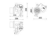 Kühler, Abgasrückführung MAHLE CE 39 000P