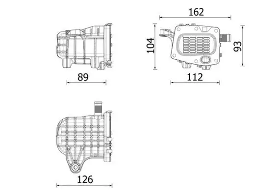 Kühler, Abgasrückführung MAHLE CE 41 000P