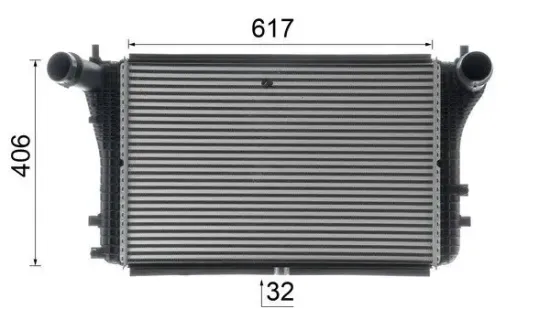 Ladeluftkühler MAHLE CI 387 000P Bild Ladeluftkühler MAHLE CI 387 000P