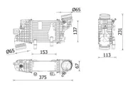 Ladeluftkühler MAHLE CI 663 000P