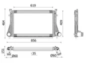 Ladeluftkühler MAHLE CI 667 000P