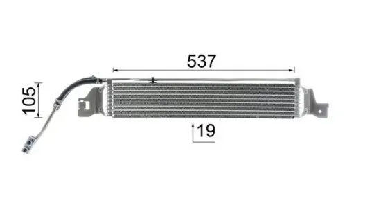 Ölkühler, Automatikgetriebe MAHLE CLC 288 000P Bild Ölkühler, Automatikgetriebe MAHLE CLC 288 000P