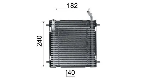 Ölkühler, Motoröl rechts MAHLE CLC 291 000P Bild Ölkühler, Motoröl rechts MAHLE CLC 291 000P