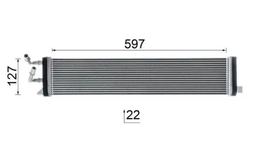 Ölkühler, Automatikgetriebe MAHLE CLC 292 000P Bild Ölkühler, Automatikgetriebe MAHLE CLC 292 000P