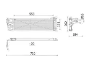 Ölkühler, Automatikgetriebe MAHLE CLC 306 000P