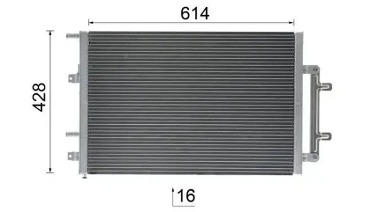 Kühler, Motorkühlung MAHLE CR 868 000P Bild Kühler, Motorkühlung MAHLE CR 868 000P