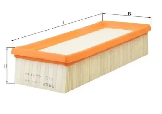 Luftfilter MAHLE LX 632 Bild Luftfilter MAHLE LX 632