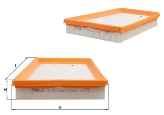 Luftfilter MAHLE LX 1813 Bild Luftfilter MAHLE LX 1813