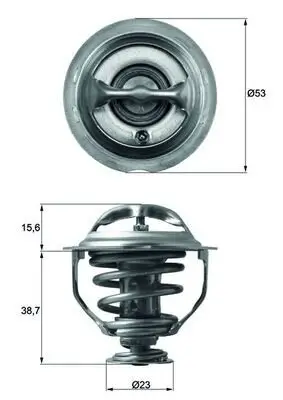 Thermostat, Kühlmittel MAHLE TX 117 95D