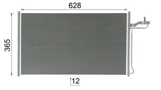 Kondensator, Klimaanlage MAHLE AC 27 000S Bild Kondensator, Klimaanlage MAHLE AC 27 000S