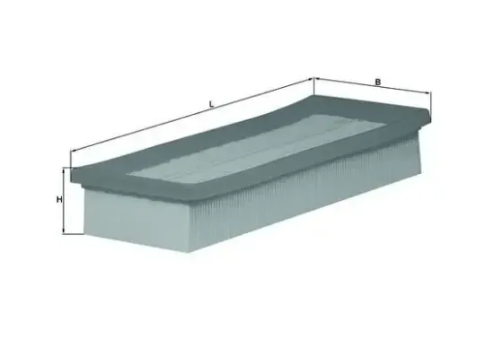 Luftfilter MAHLE LX 1601 Bild Luftfilter MAHLE LX 1601