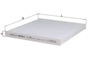 Filter, Innenraumluft MAHLE LA 898