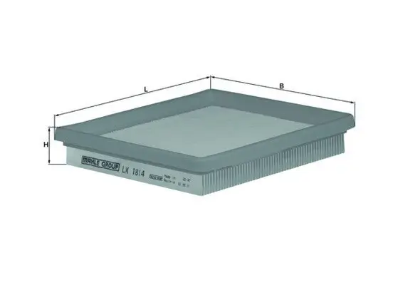 Luftfilter MAHLE LX 1814