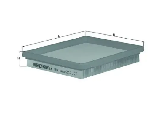 Luftfilter MAHLE LX 1814 Bild Luftfilter MAHLE LX 1814