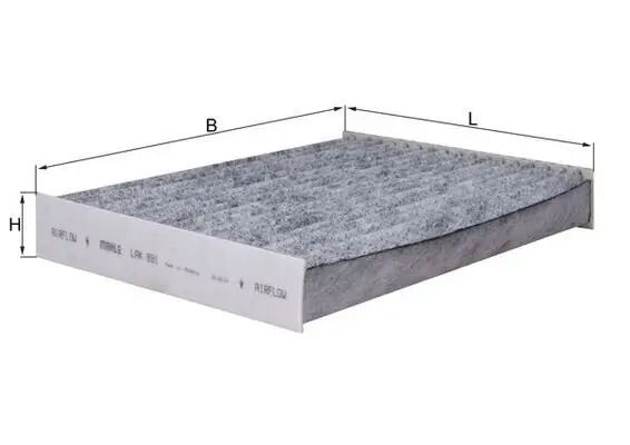 Filter, Innenraumluft MAHLE LAK 891