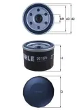 Ölfilter MAHLE OC 1570