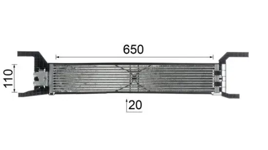 Ölkühler, Automatikgetriebe MAHLE CLC 324 000P Bild Ölkühler, Automatikgetriebe MAHLE CLC 324 000P