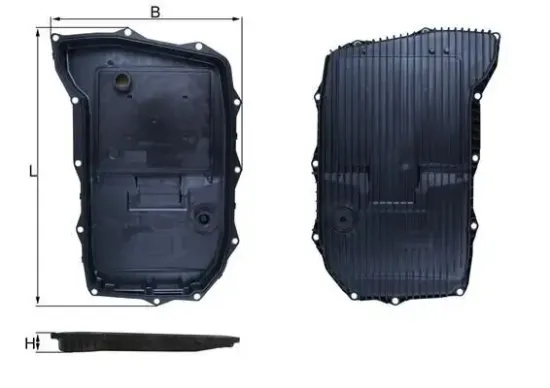 Ölwanne, Automatikgetriebe MAHLE HX 255 Bild Ölwanne, Automatikgetriebe MAHLE HX 255
