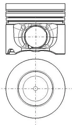 Kolben MAHLE 028 PI 00178 002