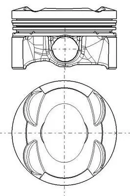 Kolben MAHLE 039 PI 00138 000