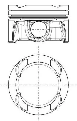 Kolben MAHLE 081 PI 00132 000