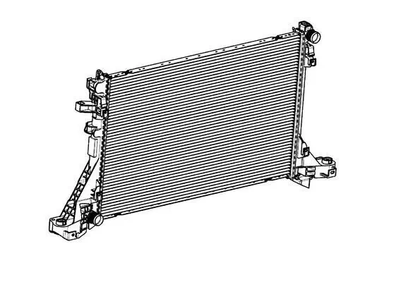 Kühler, Motorkühlung MAHLE CR 2724 000P