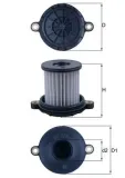 Hydraulikfilter, Automatikgetriebe MAHLE HX 229