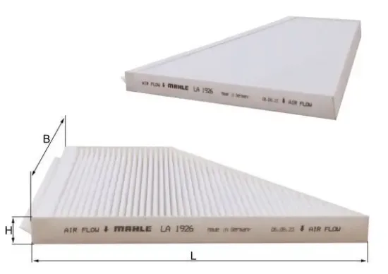 Filter, Innenraumluft MAHLE LA 1926 Bild Filter, Innenraumluft MAHLE LA 1926