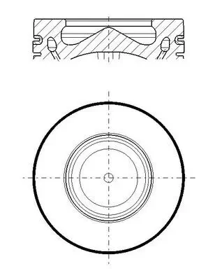 Kolben MAHLE 081 PI 00119 000