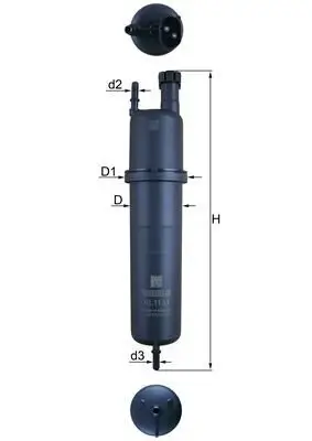 Kraftstofffilter MAHLE KL 1131 Bild Kraftstofffilter MAHLE KL 1131