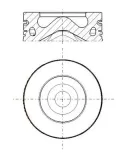 Kolben MAHLE 279 PI 00104 000