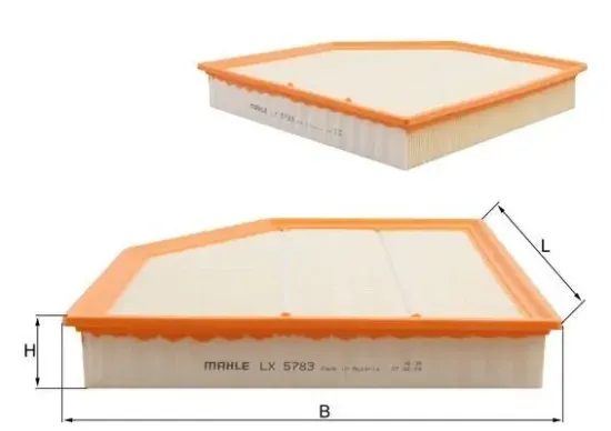 Luftfilter MAHLE LX 5783 Bild Luftfilter MAHLE LX 5783