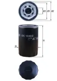Ölfilter MAHLE OC 1049/2