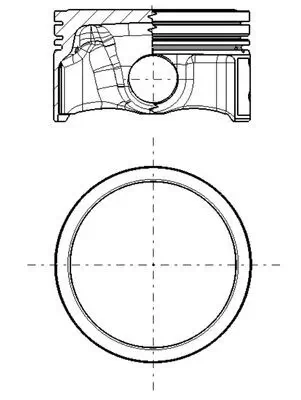 Kolben MAHLE 011 PI 00118 002