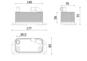 Ölkühler, Motoröl MAHLE CLC 349 000P