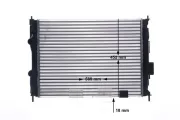 Kühler, Motorkühlung MAHLE CR 15 000S