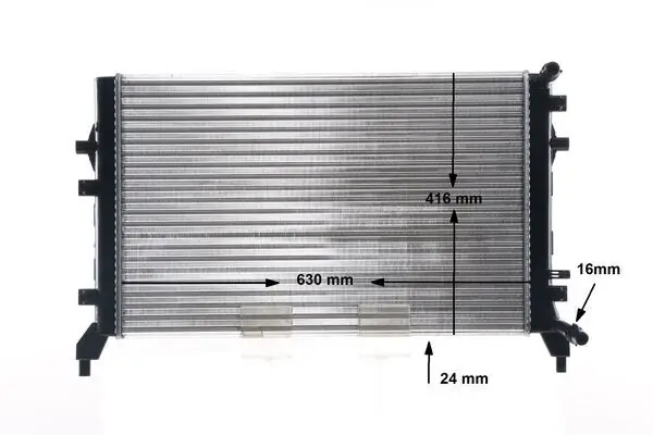 Kühler, Motorkühlung MAHLE CR 1382 000S