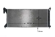 Kühler, Motorkühlung MAHLE CR 2245 000S