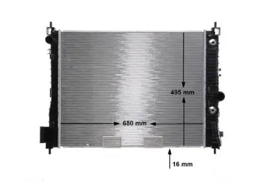 Kühler, Motorkühlung MAHLE CR 2263 000S Bild Kühler, Motorkühlung MAHLE CR 2263 000S