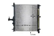 Kühler, Motorkühlung MAHLE CR 2274 000S