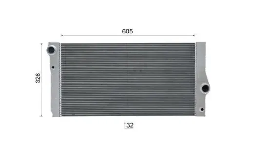 Kühler, Motorkühlung MAHLE CR 2110 000S Bild Kühler, Motorkühlung MAHLE CR 2110 000S