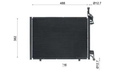 Kondensator, Klimaanlage MAHLE AC 1115 000S Bild Kondensator, Klimaanlage MAHLE AC 1115 000S