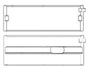 Kurbelwellenlager MAHLE 029 HL V1916 000