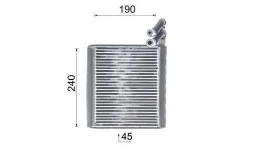 Verdampfer, Klimaanlage MAHLE AE 119 000P Bild Verdampfer, Klimaanlage MAHLE AE 119 000P